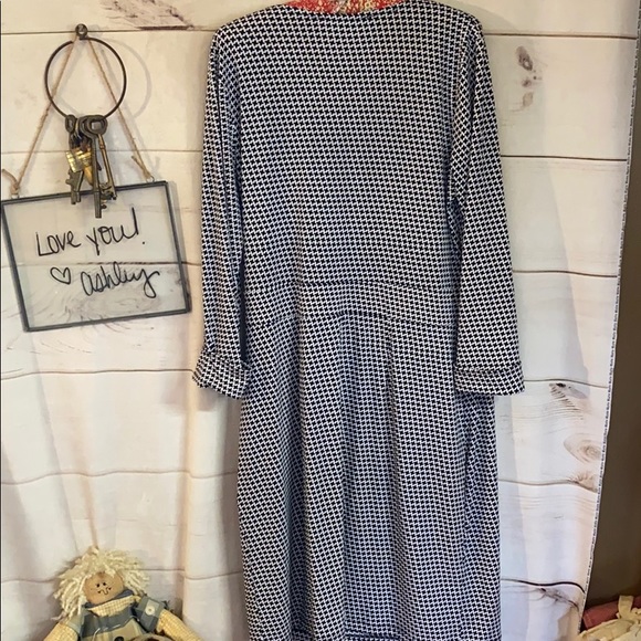 Jones New York; Houndstooth; MIDI; Dress; M - Picture 2 of 8
